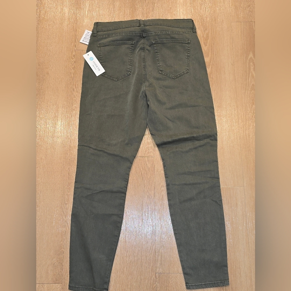 Pistola Olive Green Womens Pants, 32, New With Tags - Picture 5 of 6